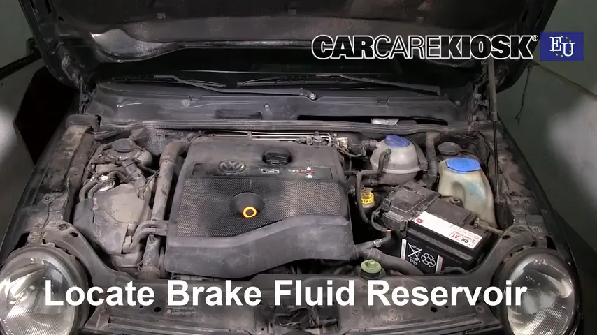 1999 Volkswagen Lupo TDI 1.4L 3 Cyl. Turbo Diesel Brake Fluid Add Fluid